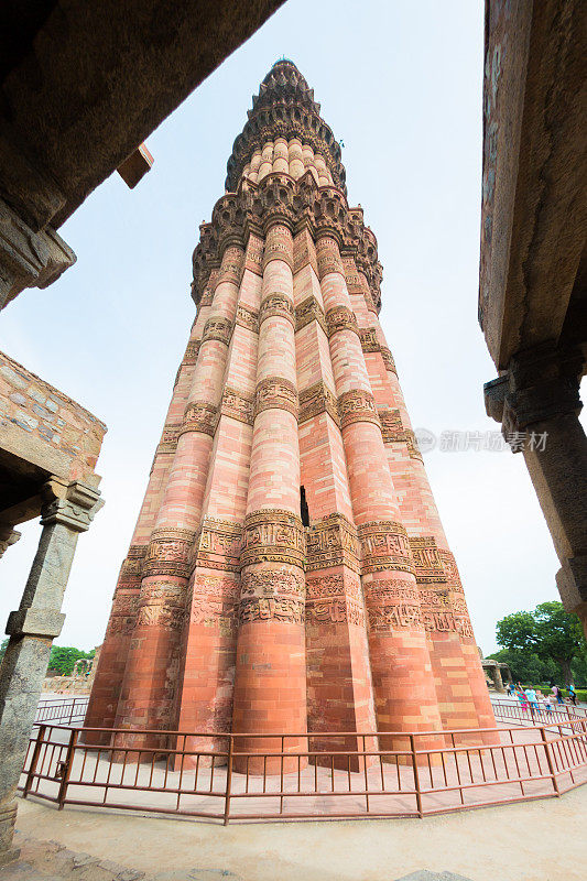 在德里的Qutub Minar